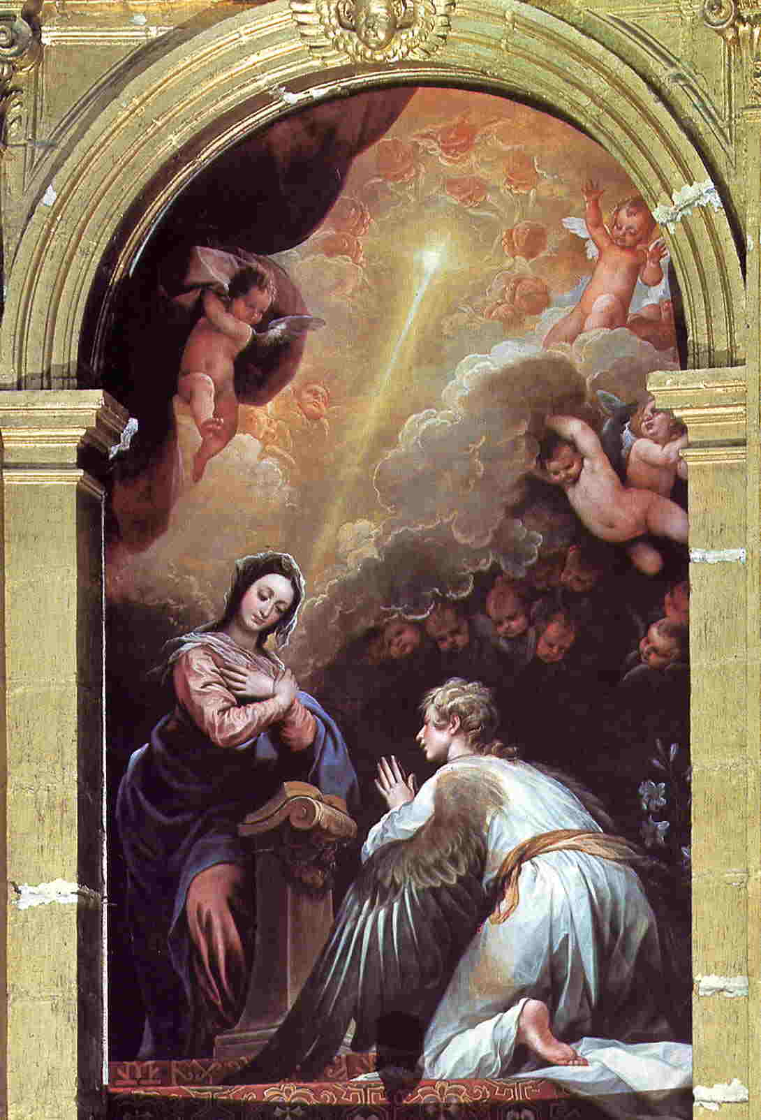 La Anunciación de Alonso Cano en la Capilla Mayor de la Catedral de Granada